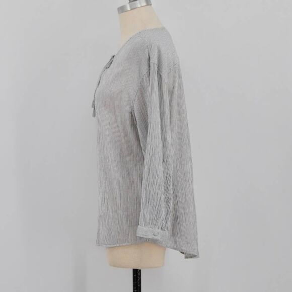 Caslon Cotton Striped Blouse - Picture 2 of 6